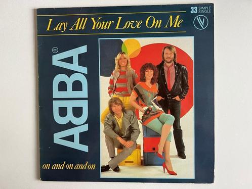 Vinyle 33 tours single ABBA Lay All Your Love On Me, CD & DVD, Vinyles | Pop, Utilisé, 1960 à 1980, Enlèvement ou Envoi