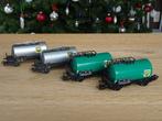 Lot van 4 oude BP-wagons - Märklin - HO, Wisselstroom, Gebruikt, Wagon, Ophalen of Verzenden
