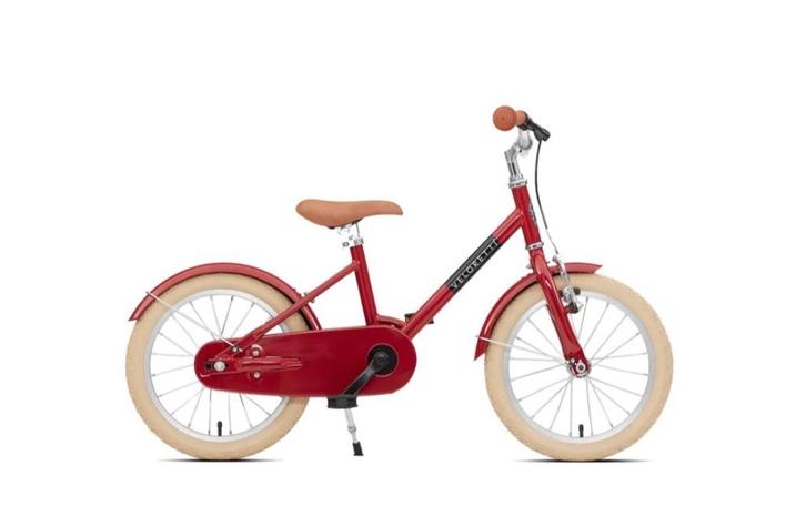 Veloretti Maxi 16” Dakota Red, Fietsen en Brommers, Fietsen | Kinderfietsjes, Nieuw, 16 tot 20 inch, Zijwieltjes, Ophalen
