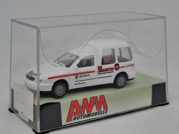 VW Caddy ambulance Rheinhessen - AWM 1/87, Hobby en Vrije tijd, Modelauto's | 1:87, Zo goed als nieuw, Auto, AWM, Verzenden