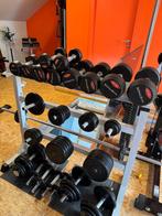 Hastings dumbbellset 4,6,8,10 en 12 kg, Sport en Fitness, Fitnessmaterialen, Zo goed als nieuw, Dumbbell, Ophalen