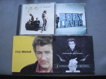 Lot de 4 albums CD EDDY MITCHELL beschikbaar voor biedingen