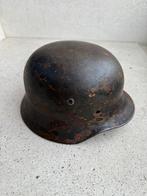 Wo2 Duitse helm origineel, Verzamelen, Ophalen of Verzenden