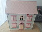 poppenhuis en meubeltjes, Ophalen, Gebruikt, Poppenhuis