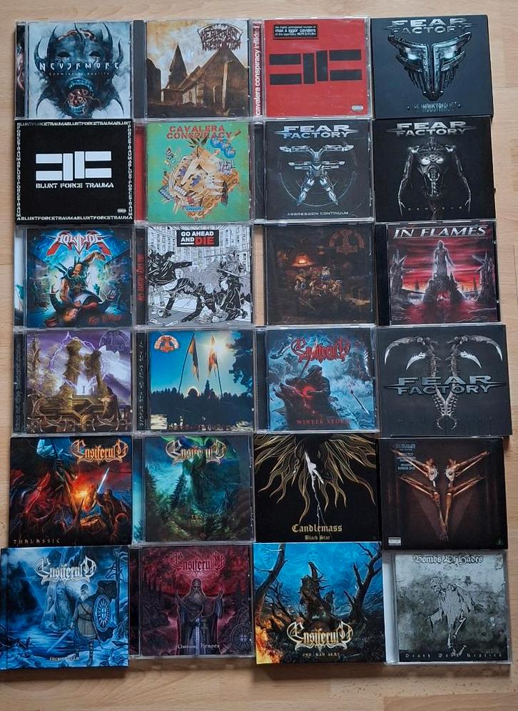 Cd's te koop, CD & DVD, CD | Hardrock & Metal, Comme neuf, Enlèvement ou Envoi