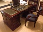HANDGEMAAKT MAHONIE SCHRIJFBURO - BURO - BUREAU -50% KORTING, Huis en Inrichting, Ophalen, Nieuw, Bureau