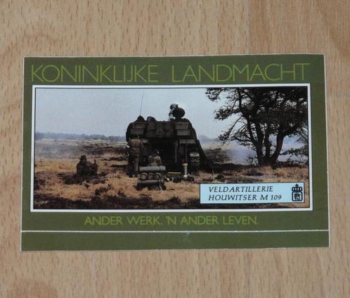 Sticker, Veldartillerie, Koninklijke Landmacht, jaren'80.(2), Collections, Objets militaires | Général, Armée de terre, Enlèvement ou Envoi