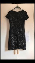 Jurk zwart glitter. Maat 38, Kleding | Dames, Jurken, Ophalen, Zo goed als nieuw, Zwart