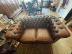 Sheffield-set – 1 bank + 2 fauteuils – beschadigd maar comfo, Ophalen, Gebruikt, 100 tot 125 cm, 150 tot 200 cm