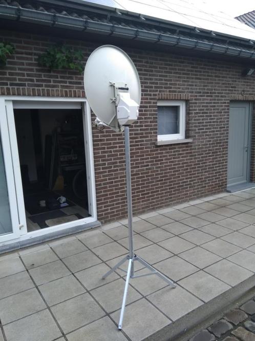 travel-vision R6 duo kop volautomatische schotelantenne, Caravans en Kamperen, Kampeeraccessoires, Gebruikt, Ophalen