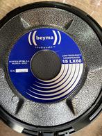 Beyma 15" Woofer, TV, Hi-fi & Vidéo, Enceintes, Comme neuf, 120 watts ou plus, Enlèvement, Subwoofer