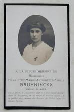 Bidprentje Diest H.M.A.E. Bruyninckx † 1917, Ophalen of Verzenden, Bidprentje