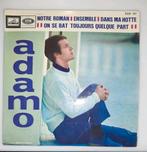 Vinyl 45trs- Adamo- notre roman, Ophalen of Verzenden, Gebruikt