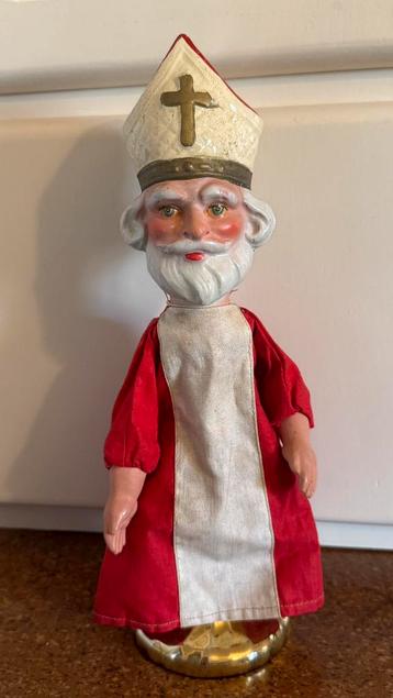Jaren 50 handpop van Sinterklaas, Beeusart Deinze,poppenkast beschikbaar voor biedingen