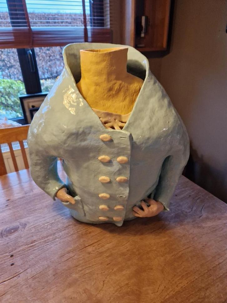 KEDIRI    Keramiek Design Buste Beeld, Antiek en Kunst, Kunst | Designobjecten, Ophalen of Verzenden