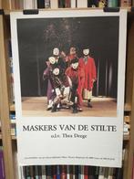 MASKERS VAN DE STILTE   o.l.v. Thea Deege  affiche, Ophalen of Verzenden