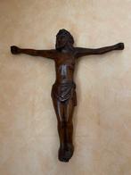 Antiek houten Christusbeeld van M. Devos, Ophalen