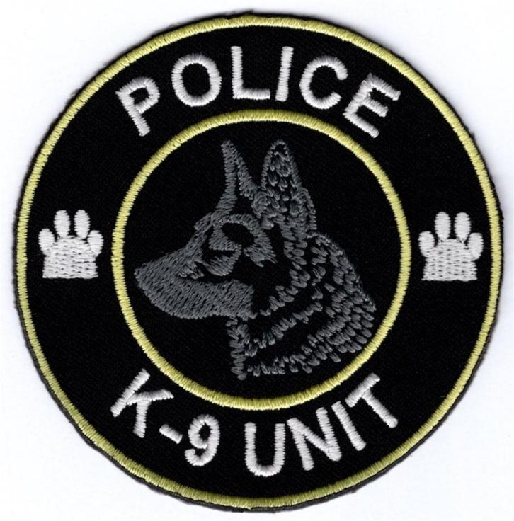 K9 Politie honden unit stoffen opstrijk patch embleem #1, Verzamelen, Overige Verzamelen, Nieuw, Verzenden