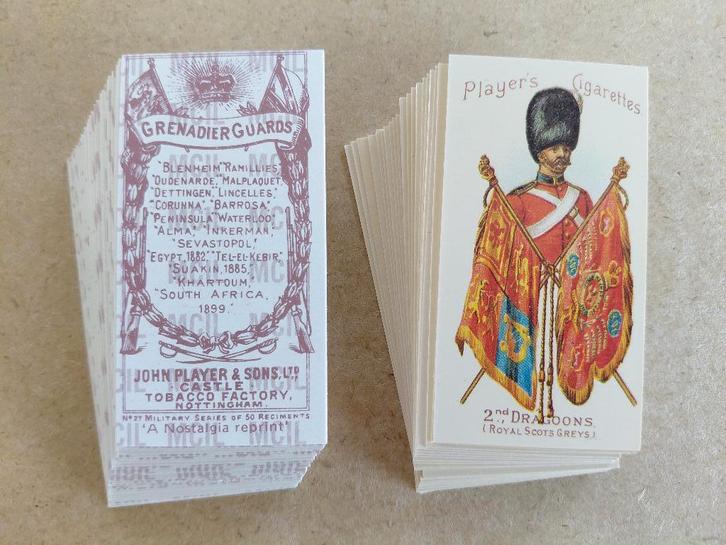 Military Series complete set 50 chromos REPRO, Verzamelen, Militaria | Algemeen, Landmacht, Overige typen, Ophalen of Verzenden