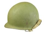 Helm M1 RS SB McCord 1945 US WW2, Ophalen of Verzenden, Helm of Baret, Landmacht