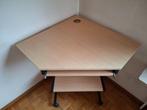 Computertafel voor hoek (op wieltjes), Ophalen, Zo goed als nieuw