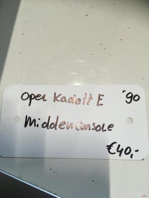 Opel Kadett E Cabrio 1990 Middenconsole, Auto-onderdelen, Interieur en Bekleding, Gebruikt, Ophalen of Verzenden