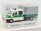 Camion de police Ford Transit avec auvent - Rietze 1/87, Hobby & Loisirs créatifs, Voitures miniatures | 1:87, Comme neuf, Envoi