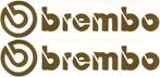 Brembo sticker set #18, Motoren, Verzenden