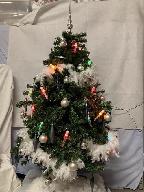 Kerstboom met kerstversiering, Diversen, Kerst, Gebruikt, Ophalen