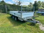 Aanhangwagen dubbelasser 2700kg, Ophalen, Gebruikt