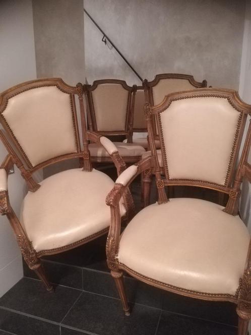 Een set antieke stoelen, Antiek en Kunst, Antiek | Meubels | Stoelen en Sofa's, Ophalen