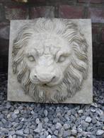 leeuw, fronton tegenover de blauwe steen van een fontein!, Tuin en Terras, Ophalen, Nieuw, Hardsteen, Fontein