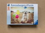 Puzzel ballonnen hond, 500 stukjes, Ophalen of Verzenden, 500 t/m 1500 stukjes, Zo goed als nieuw, Legpuzzel