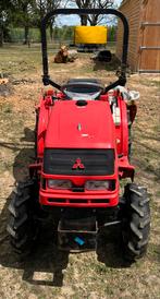 Minitractor Mitsubishi MMT 15 met frees, Ophalen