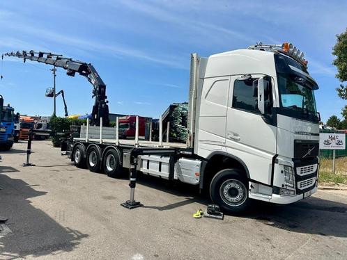 Volvo FH 420 8x4 TRIDEM + (26m!) KRAAN HIAB 408 E-8 + 2 ME H, Auto's, Vrachtwagens, Bedrijf, ABS, Achteruitrijcamera, Elektrische buitenspiegels