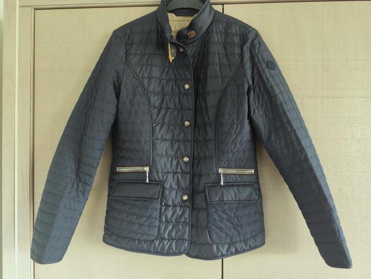 Damesjas Schneiders, maat 36-38, gratis..., Kleding | Dames, Jassen | Winter, Zo goed als nieuw, Maat 36 (S), Blauw, Ophalen of Verzenden