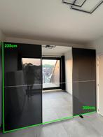 Kleerkast, Huis en Inrichting, Kasten | Kleerkasten, Ophalen, Gebruikt, 200 cm of meer, Glas