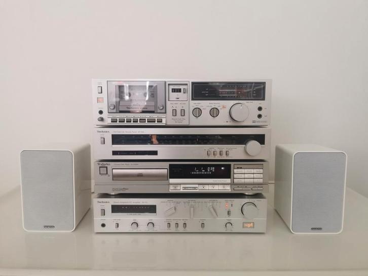 Technics stereo keten uit de jaren 80 zilverkleurig, Audio, Tv en Foto, Stereoketens, Gebruikt, Overige merken, Ophalen