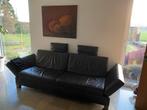 Jori zitbank donker bruin leder 215 x 90 x 80, Huis en Inrichting, Ophalen, Zo goed als nieuw