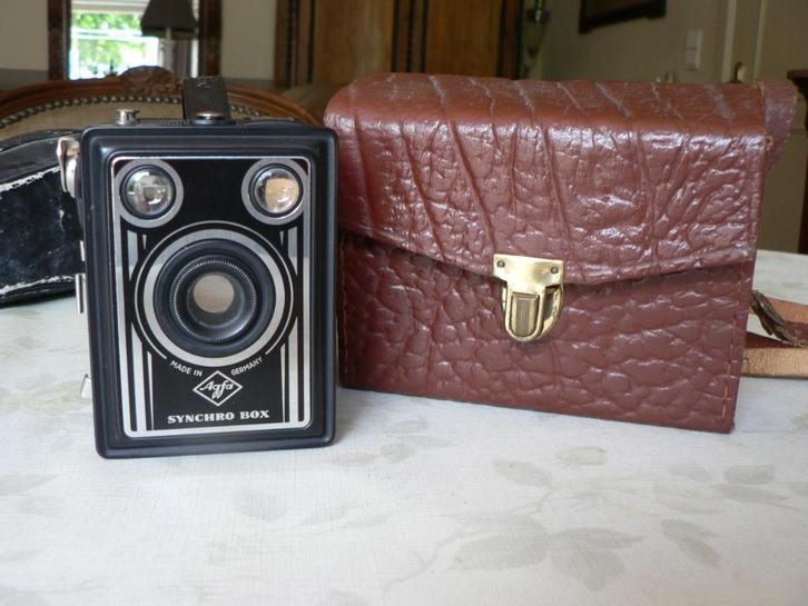 AFGA SYNCHRO BOX, Verzamelen, Foto-apparatuur en Filmapparatuur, Fototoestel, 1940 tot 1960, Ophalen of Verzenden