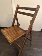 Vintage Houten Vouwstoel (Klapstoel), Enlèvement ou Envoi