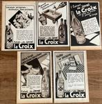 Oude reclames LA CROIX 1932, Verzamelen, Ophalen of Verzenden, 1920 tot 1940, Knipsel(s)
