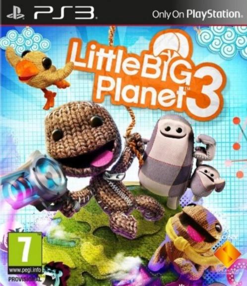 Little Big Planet 3, Consoles de jeu & Jeux vidéo, Jeux | Sony PlayStation 3, Comme neuf, Plateforme, 1 joueur, À partir de 7 ans