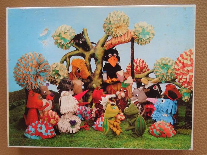 Collector 1974, puzzel Fabeltjeskrant. 63 stukjes, Kinderen en Baby's, Speelgoed | Kinderpuzzels, Gebruikt, 6 jaar of ouder, Meer dan 50 stukjes