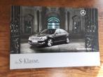 De S-KLASSE van Mercedes   12/2008, Ophalen of Verzenden, Nieuw, Mercedes