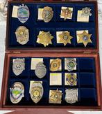 Badges Police, Sheriff, enz  USA met certificaat, Ophalen