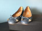 Blauwe lederen ballerina’s 38,5, Kleding | Dames, Schoenen, Ophalen of Verzenden