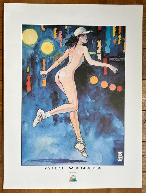 Manara, Affiche offset, Femme nue courant 60 x 80, Livres, BD, Comme neuf, Une BD, Envoi