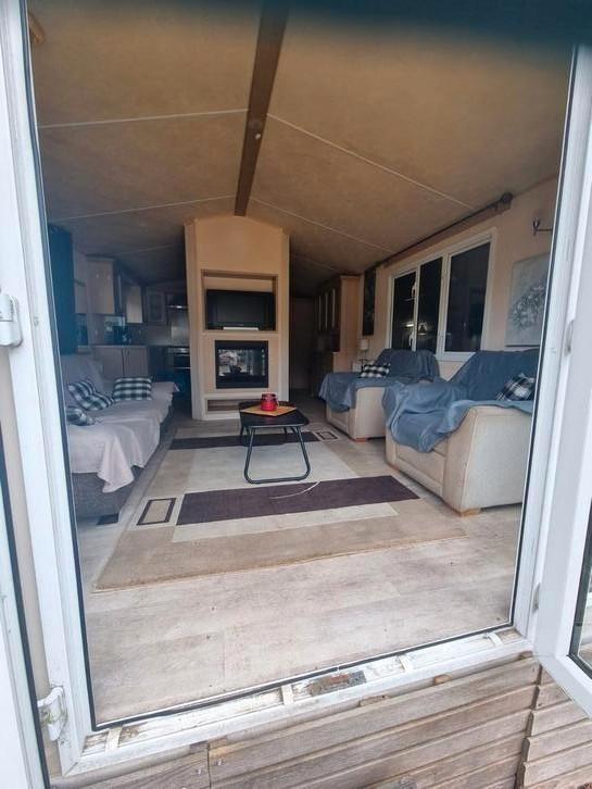 Staancarravan te koop Heidestrand Zonhoven, Caravans en Kamperen, Stacaravans, Ophalen