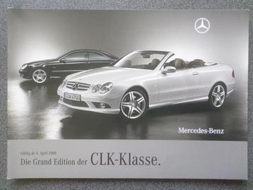 Brochure de la grande édition du coupé et cabriolet Mercedes